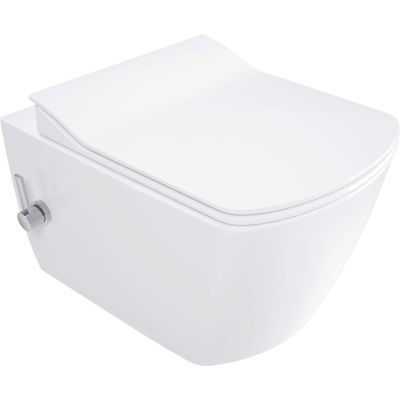 WC-Becken mit Bidetfunktion – mit Mischbatterie