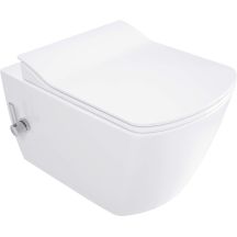 WC-Becken mit Bidetfunktion – mit Mischbatterie