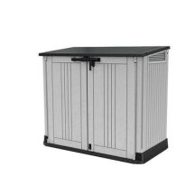 KETER Garten-/Balkonbox Midi Grau-Schwarz 132x71,5x113,5cm