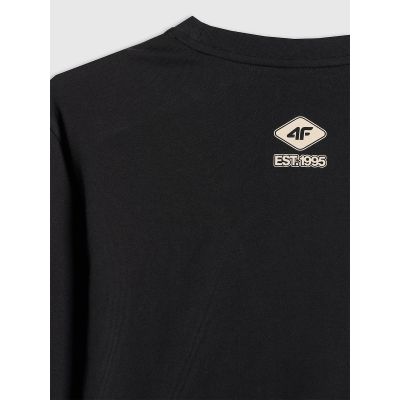 9. Herren Langarmshirt mit Print, regulär, Größe 4F 4FRSS26TLONM674-20S