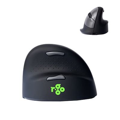 4. Ergonomische Maus R-Go Maus HE ergonomisch rechts Bluetooth mittel schwarz/sil Retail