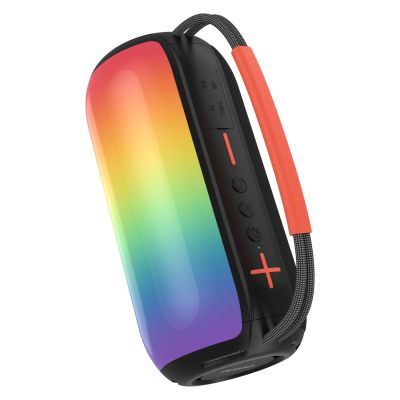 3. Dudao Y21 Kabelloser Lautsprecher mit RGB-Hintergrundbeleuchtung, Bluetooth 5.3 – Schwarz