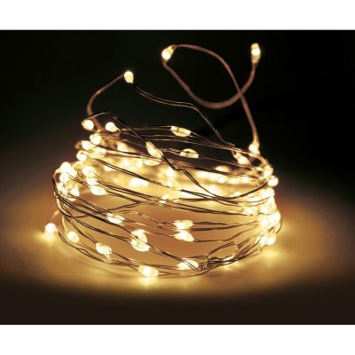 10. Drahtlichterkette 320 LED Warmweiß