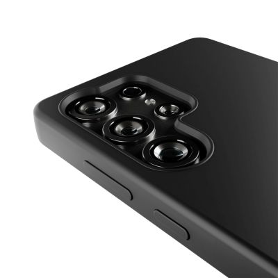 6. Puro Icon Silikonhülle für Samsung Galaxy S25 Ultra – Schwarz