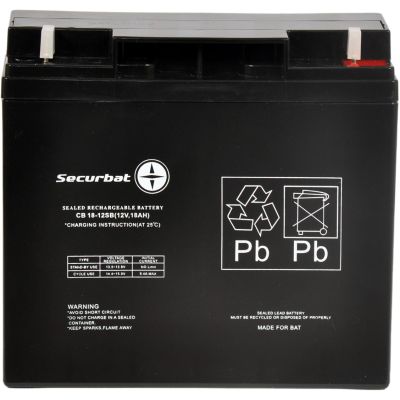 AGM SECURBAT 12V 18Ah Batterie