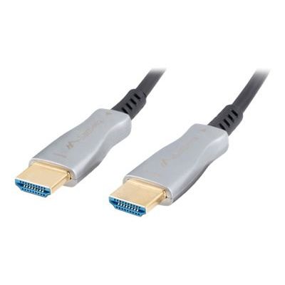 11. LANBERG HDMI-KABEL M/M V2.0 50M OPTISCH AOC CA-HDMI-20FB-0500-BK