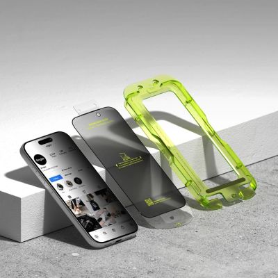 4. Ringke Easy Slide 2er-Pack Sichtschutzglas für iPhone 17 Pro - Schwarz