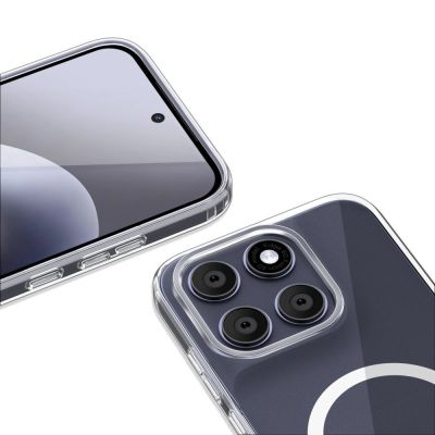 4. Tech-Protect FlexAir Hybrid MagSafe Hülle für Motorola Moto G67 / G77 - Transparent