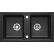 Granitspüle, 2 Becken, ZQZ_2203 5907650851783