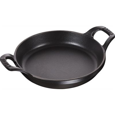 Rundes Back- und Auflaufförmchen Staub – Schwarz, 750 ml