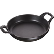 Rundes Back- und Auflaufförmchen Staub – Schwarz, 750 ml