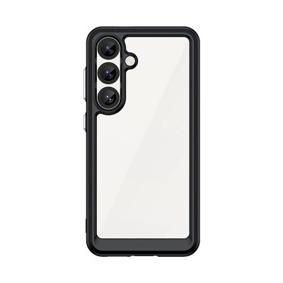 2. Outer Space Case Silikonhülle mit Gelrahmen für Samsung Galaxy S25 – Schwarz