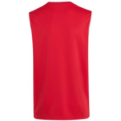 2. Rotes adidas Entrada 26 Sleeveless Jersey Kindertrikot KB3937