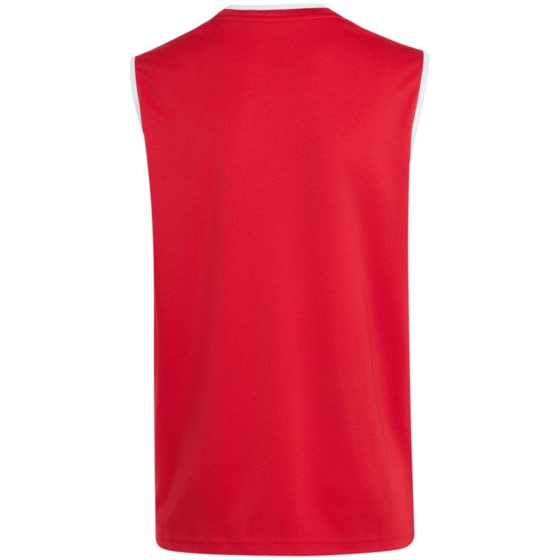 2. Rotes adidas Entrada 26 Sleeveless Jersey Kindertrikot KB3937