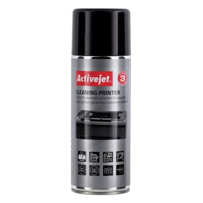 2. Activejet AOC-401 Drucker- und Gerätereiniger (400 ml) – Unverzichtbar für jedes Büro und jeden Haushalt mit Drucker. Dieser spezielle Sprühreiniger wurde für die schonende und effektive Reinigung von Druckern und Kopierern entwickelt.