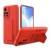 Wozinsky Kickstand Case Silikonhülle mit Ständer Xiaomi Poco M4 Pro 5G rot