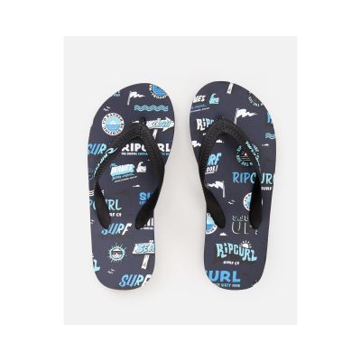 2. RIP CURL Surf School Jungen-Flip-Flops – Marineblau
