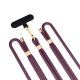10. 3mk EasyClip Elite Smartphone-Lanyard – Burgunderrot