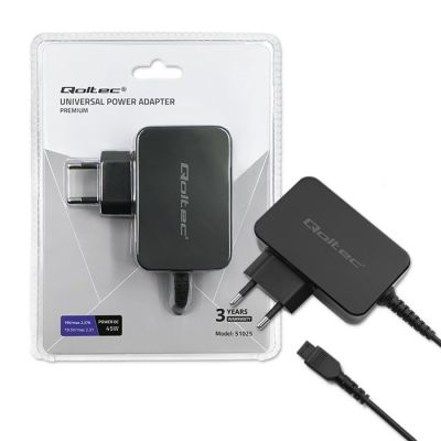 8. QOLTEC Universal-Netzteil 45W | 8 Stecker