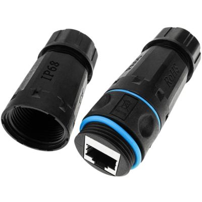5. TECHNISCHER ADAPTERKUPPLER RJ45 F/F CAT6 F/UTP AUSSENBEREICH