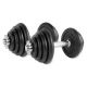 VIRTUFIT VERSTELLBARES PRO-HANTELSET - LANGHANTELSET - GUSSEISEN - 1 X 15 KG