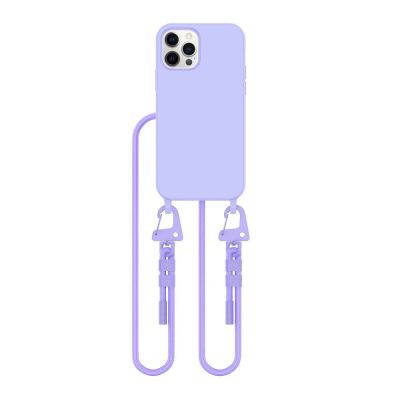 2. Tech-Protect MagNecklace MagSafe Hülle für iPhone 12/12 Pro – Lavendel