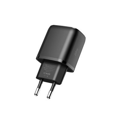 5. Tech-Protect C20W USB-C PD 20W / USB-A QC 3.0 Netzwerkladegerät – Schwarz