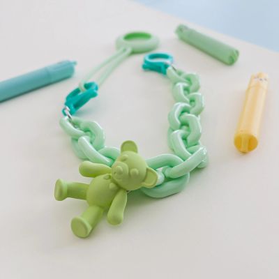 3. Farbe Kette (Seil) bunte Kette Handyhalter Anhänger für Rucksack Geldbörse gelb