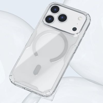14. Nillkin Nature TPU Pro MagSafe-kompatible Hülle für iPhone 17 Pro – Weiß