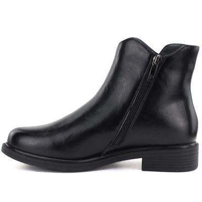 3. Damen-Lederstiefeletten, gefüttert, schwarz Potocki JE19485ac