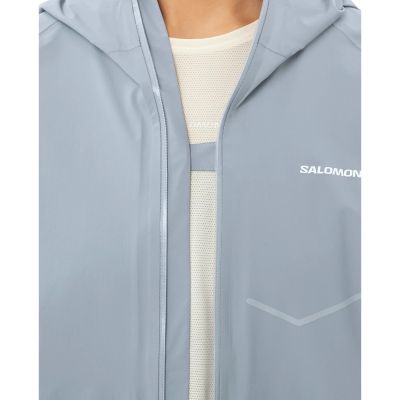 4. Salomon Bonatti Waterproof JKT W LC2770000 Grau M