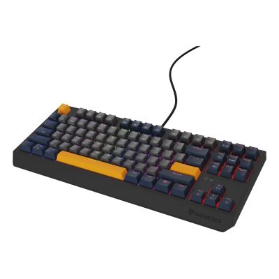 GENESIS Thor 230 TKL Gaming-Tastatur USB QWERTY Englisch Blau
