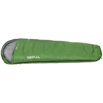 16. TOURISTEN-SCHLAFSACK NEPAL 210x80x50CM GREEN ENERO CAMP