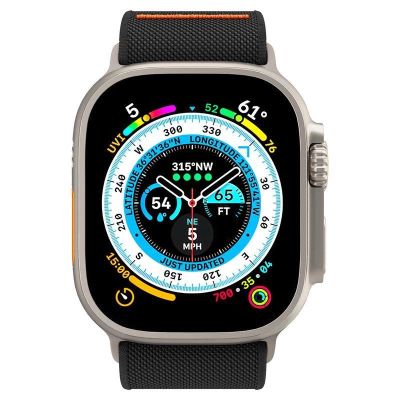 10. Spigen Fit Lite Ultra Armband für Apple Watch 4/5/6/7/8/9/SE/Ultra (42/44/45/49 mm) – Schwarz