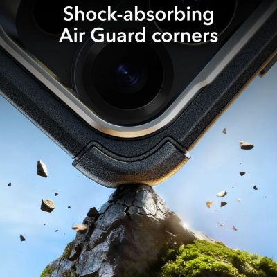 7. ESR Cyber ​​Tough Kickstand MagSafe Hülle für Samsung Galaxy S26 Ultra – Schwarz