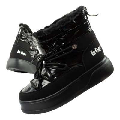 Lee Cooper Damen Winter-Wandersportschuhe, isoliert, Lackleder