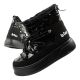 Lee Cooper Damen Winter-Wandersportschuhe, isoliert, Lackleder