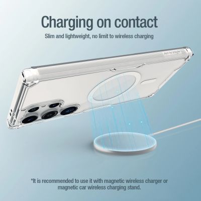 9. Nillkin Nature Pro Panzerhülle mit Magnetring für Samsung Galaxy S24 Ultra – weiß