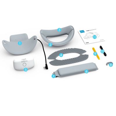 3. BoboVR P4S Kopfband mit Akku für PICO 4 Ultra und Ultra Enterprise – Grau