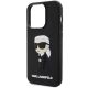 6. Karl Lagerfeld KLHCP14L3DRKINK iPhone 14 Pro 6.1" schwarz/schwarz Hardcase Rubber Ikonik 3D