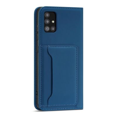 6. Magnetkartenetui für Xiaomi Redmi Note 11 Pro Pouch Card Wallet Kartenhalter Blau