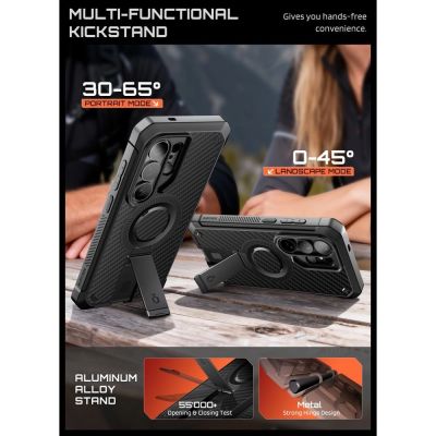 6. Supcase Unicorn Beetle Pro Mag MagSafe 2er-Set Hülle für Samsung Galaxy S26 Ultra - Schwarz