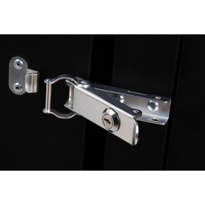 2. Digitus Unique 19" 12U 600x600 Wand-Netzwerkschrank, Glastür, schwarz, segmentiert, faltbar, 100 kg