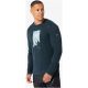 Herren-Langarmshirt SUPER.NATURAL M 2 Pitch LS marineblau