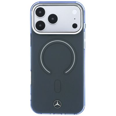 3. Mercedes Doppelschicht-MagSafe-Hülle mit ikonischem Logo für iPhone 18 Pro Max / 17 Pro Max – Dunkelgrau