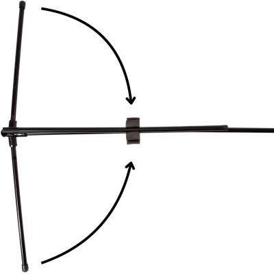 7. Netz mit ENERO-Pfosten 310 x 73 cm 2-in-1 für Tennis und Fußvolley