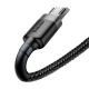 5. Baseus Cafule Kabel CAMKLF-CG1 USB-A / Micro USB 1,5A 2 m - schwarz-grau
