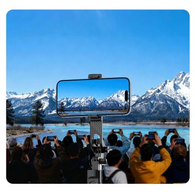 5. Orico SPM190 Selfie-Stick mit Stativ (1/4") für Smartphone-Kameras, 360°-Drehung, Bluetooth 5.2 – Schwarz