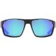 Polarisierende Brille Uvex Sportstyle 233 P – black matt/mirror green