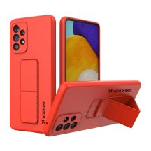 Wozinsky Kickstand Case Silikonhülle mit Ständer für Samsung Galaxy A73 rot